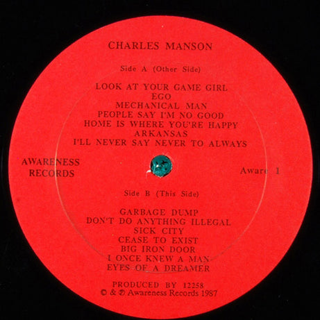 Charles Manson : LIE: The Love And Terror Cult (LP, Album, RE)