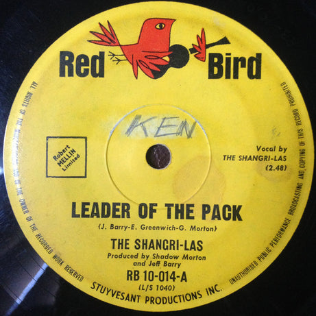 The Shangri-Las : Leader Of The Pack / What Is Love (7")