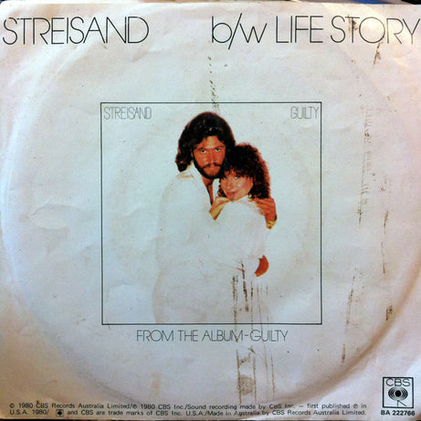 Barbra Streisand & Barry Gibb : Guilty (7", Single)