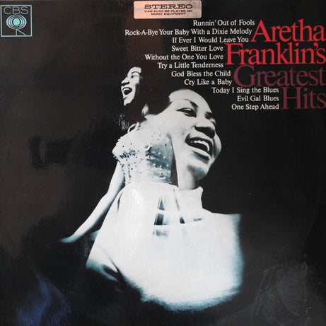 Aretha Franklin : Aretha Franklin's Greatest Hits (LP, Comp)