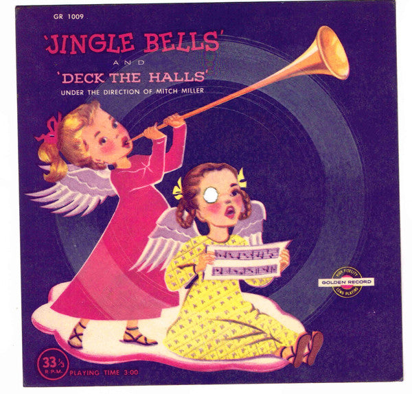 Mitch Miller : Jingle Bells / Deck The Halls (Flexi, 8", S/Sided, Card, Pic)