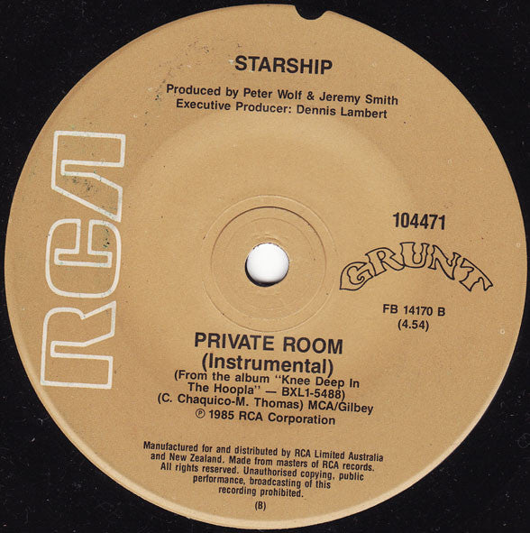 Starship (2) : We Built This City (7", Single)