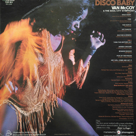 Van McCoy & The Soul City Symphony : Disco Baby (LP, Album)