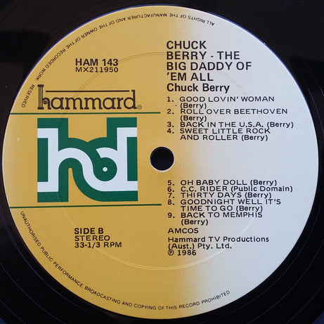 Chuck Berry : The Big Daddy Of 'Em All (LP, Comp)