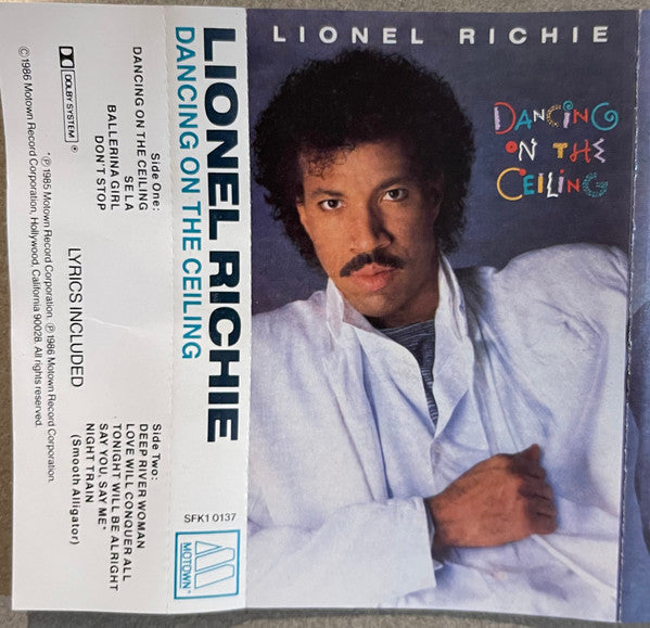 Lionel Richie : Dancing On The Ceiling (Cass, Album, XDR)