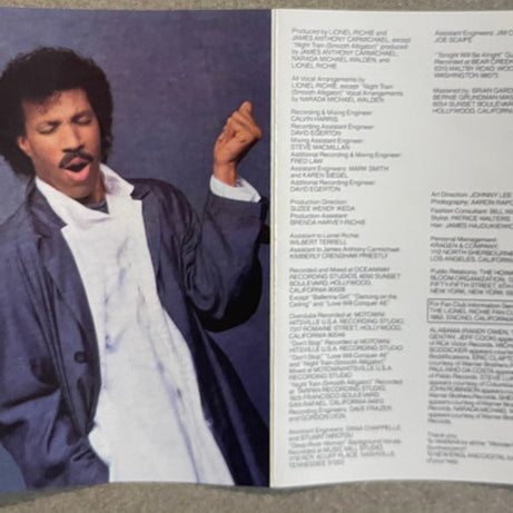 Lionel Richie : Dancing On The Ceiling (Cass, Album, XDR)