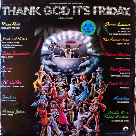 Various : Thank God It's Friday (The Original Motion Picture Soundtrack) (2xLP + 12", S/Sided)