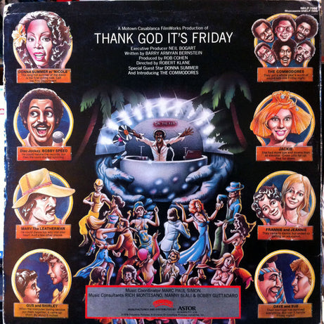 Various : Thank God It's Friday (The Original Motion Picture Soundtrack) (2xLP + 12", S/Sided)
