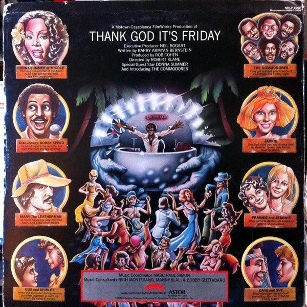 Various : Thank God It's Friday (The Original Motion Picture Soundtrack) (2xLP + 12", S/Sided)