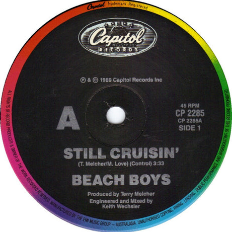 The Beach Boys : Still Cruisin' (7", Single)