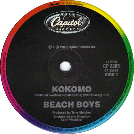The Beach Boys : Still Cruisin' (7", Single)