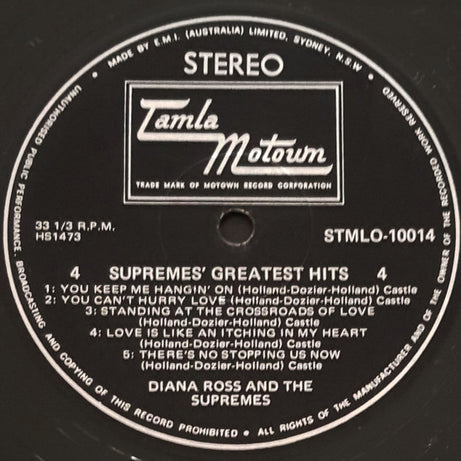 The Supremes : Greatest Hits Volume Two (LP, Comp, Non)