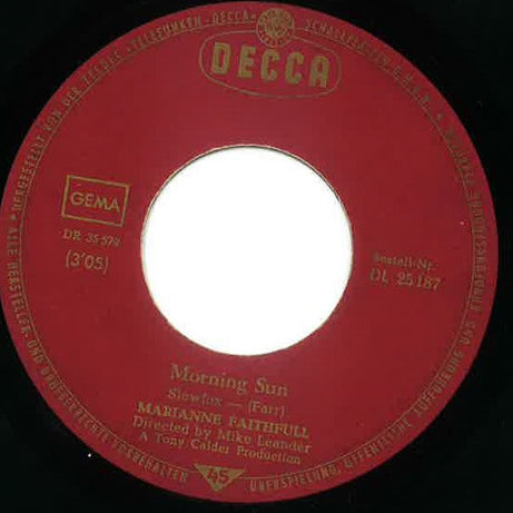 Marianne Faithfull : This Little Bird (7", Single)
