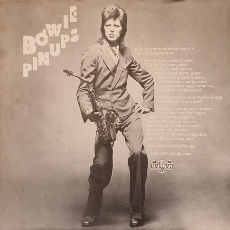 David Bowie : Pinups (LP, Album, RE)