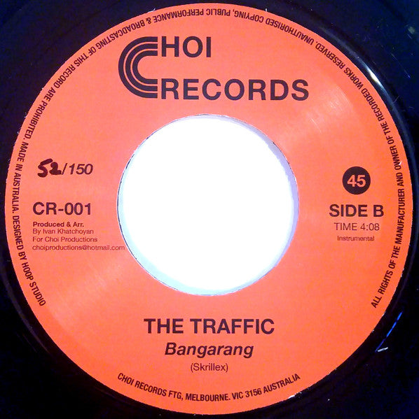The Traffic : Fire (7", Single, Ltd, Num, RP)