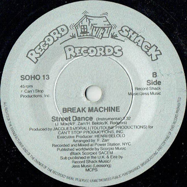 Break Machine : Street Dance (7", Com)