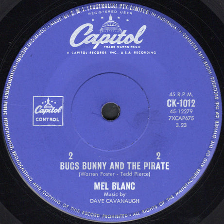 Bugs Bunny And The Pirate (7) , featuring Mel Blanc : Bugs Bunny and The Pirate (7")