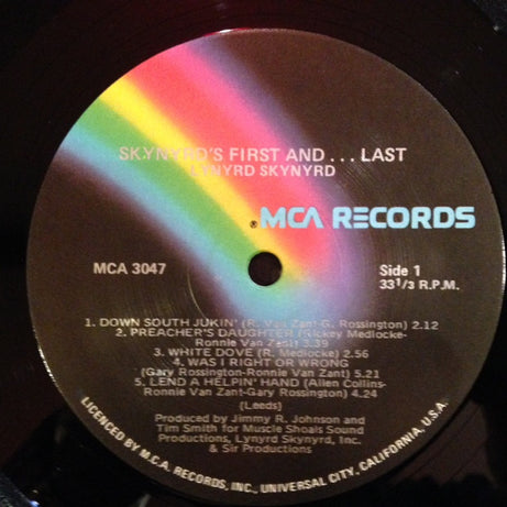 Lynyrd Skynyrd : Skynyrd's First And... Last (LP, Album)