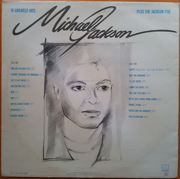 Michael Jackson Plus The Jackson 5 : 18 Greatest Hits (LP, Comp)