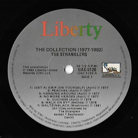 The Stranglers : The Collection 1977 - 1982 (LP, Comp)