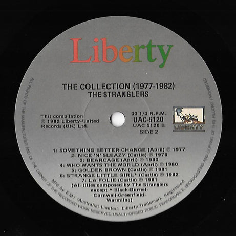 The Stranglers : The Collection 1977 - 1982 (LP, Comp)