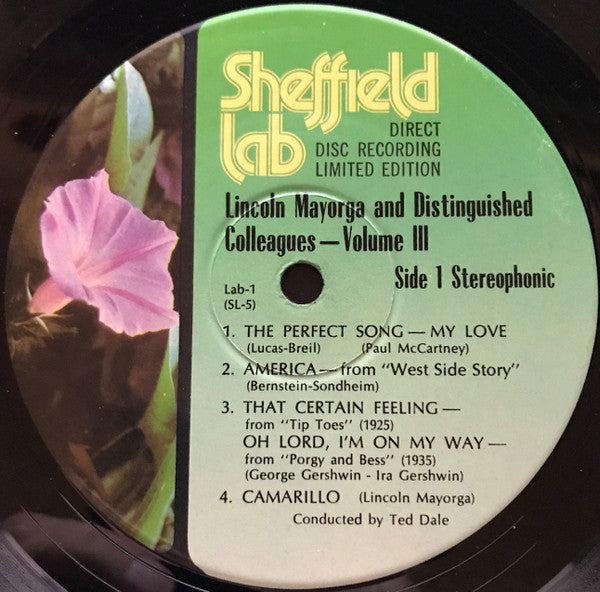 Lincoln Mayorga : Lincoln Mayorga & Distinguished Colleagues - Volume III (LP, Album, Ltd, RE, Gre)