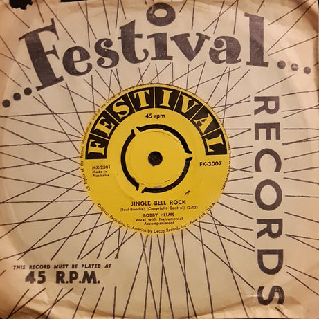 Bobby Helms : Jingle Bell Rock (7")