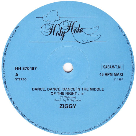 Ziggy (6) : Dance Dance Dance In The Middle Of The Night (12")
