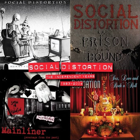 Social Distortion : The Independent Years 1983-2004 (Box, Comp, Ltd + LP, Comp, RE, Cle + LP, Album, RE)