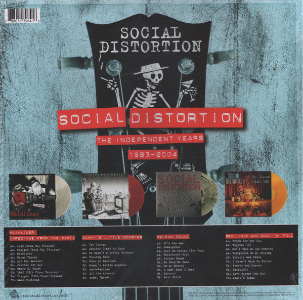 Social Distortion : The Independent Years 1983-2004 (Box, Comp, Ltd + LP, Comp, RE, Cle + LP, Album, RE)