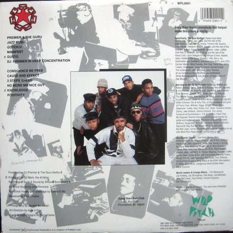 Gang Starr : No More Mr. Nice Guy (LP, Album, RE)