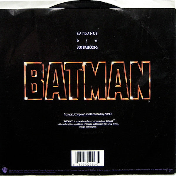 Prince : Batdance (7", Single, Spe)
