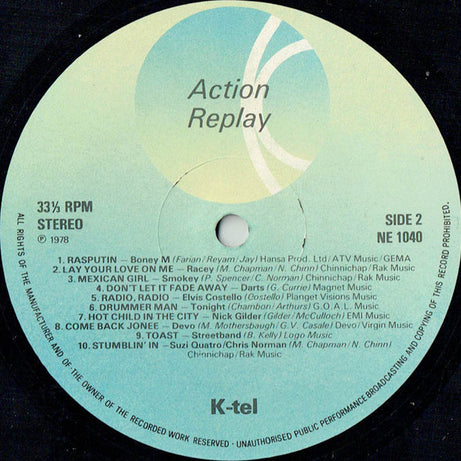 Various : Action Replay (LP, Comp, WEA)