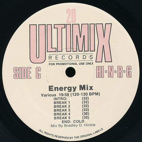 Various : Ultimix 20 (3x12", Comp, Promo)