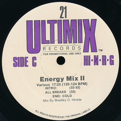 Various : Ultimix 21 (3x12", Comp, Promo)