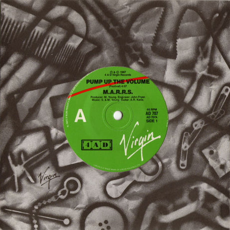 M|A|R|R|S : Pump Up The Volume (7", Single)
