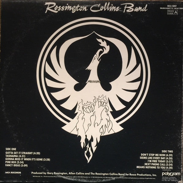 Rossington Collins Band : This Is The Way (LP, Album, Gat)