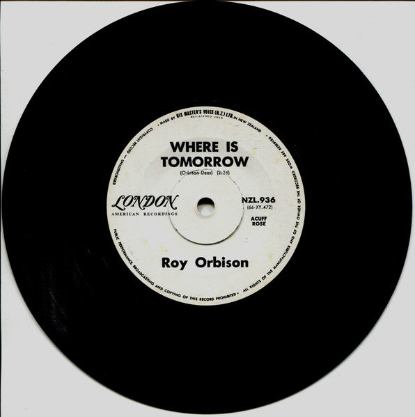 Roy Orbison : Twinkle Toes (7", Single)
