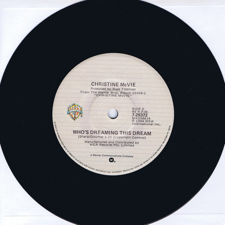 Christine McVie : Got A Hold On Me (7", Single)