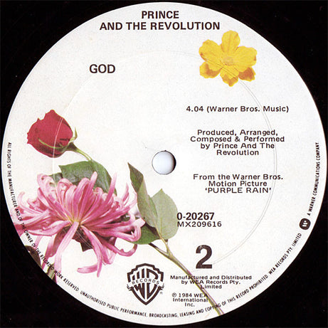 Prince And The Revolution : Purple Rain (12", Maxi)