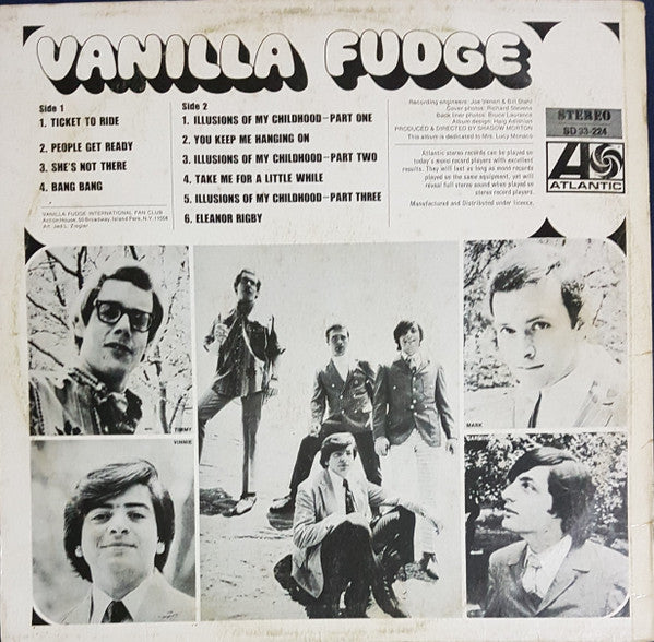 Vanilla Fudge : Vanilla Fudge (LP, Album)