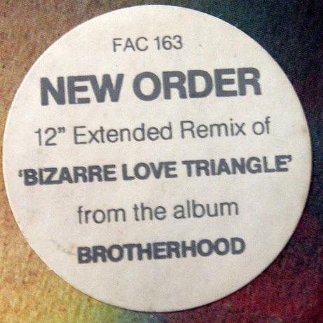 New Order : Bizarre Love Triangle (12")