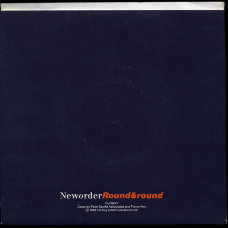 New Order : Round&round (7", Single)