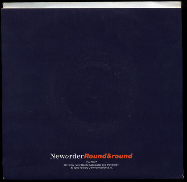 New Order : Round&round (7", Single)