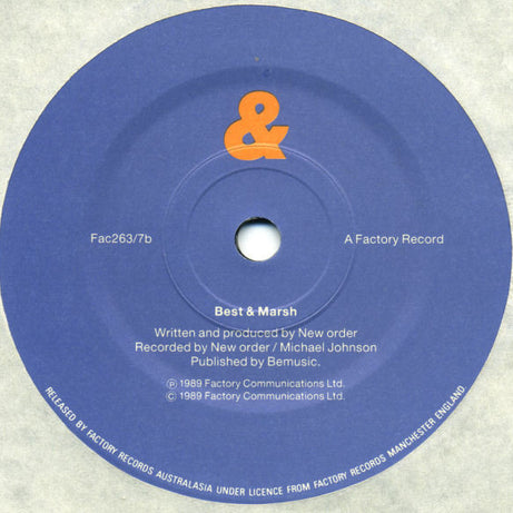 New Order : Round&round (7", Single)