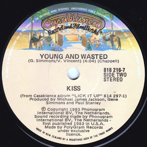 Kiss : All Hell's Breakin' Loose (7", Single)