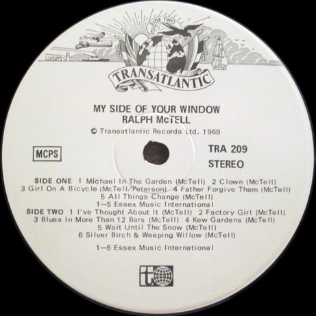 Ralph McTell : My Side Of Your Window (LP, Album, RE)