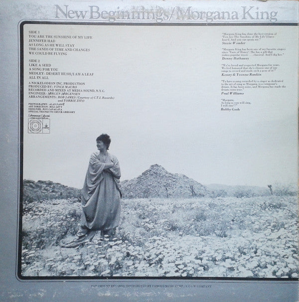 Morgana King : New Beginnings (LP, Album, Mon)