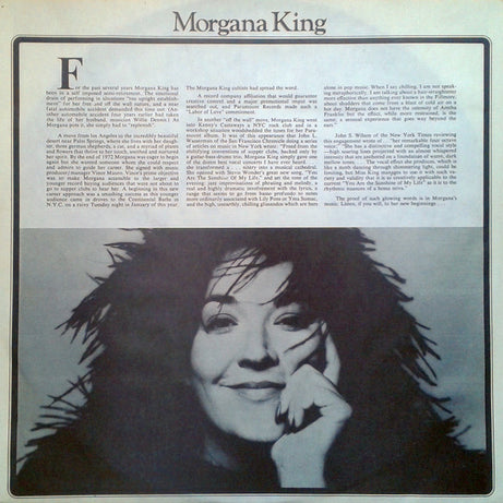 Morgana King : New Beginnings (LP, Album, Mon)