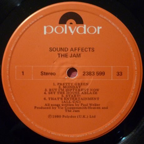The Jam : Sound Affects (LP, Album)